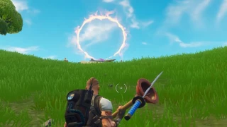 Fortnite : Défi semaine 4 : Traverser les cercles enflammés avec un chariot de supermarché ou une voiturette tout-terrain