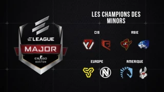 Les champions des Minors entrent en piste pour le Major ELEAGUE de Boston !