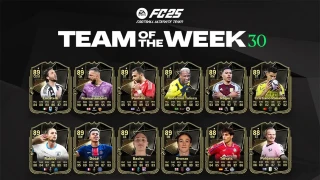 FC 25 : TOTW 30 : Rabiot, Ronaldo et Doué remportent la palme