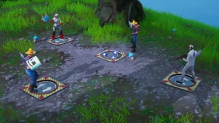 Fortnite : Défi Décryptage, puce 82 : Résoudre l'énigme des plaques à enfoncer au nord-ouest du Bloc