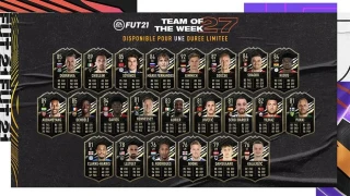 FIFA 21 : TOTW 27 : Aubameyang, Dembélé, Davies et Kimmich impressionnent