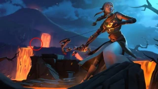 Fortnite : Défi Expédition semaine 5 : L'étoile cachée est à côté de la coulée de lave
