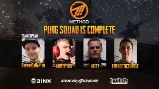 Method complète son équipe et se lance officiellement sur PUBG !