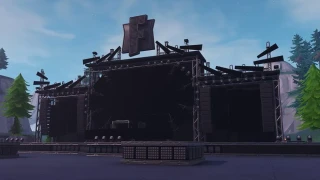 Fortnite : Défi du concert : Faire l'Esprit Mello à une oasis de camionneur, un marchand de glaces et un lac gelé