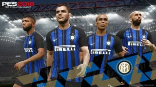 L'Inter Milan nouveau partenaire de PES 2018