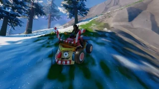 Parcourir 1000m sur un quad à réaction de Casse-noisette, défi Fête Hivernale 2021