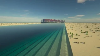 Minecraft : Un joueur crée l'Ever Given en 11 heures seulement