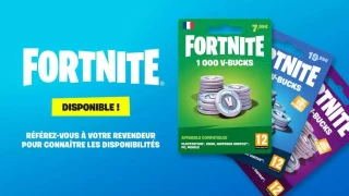 Fortnite : Les cartes V-bucks arrivent bientôt en France