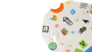 Microsoft cache un détail controversé dans son pull de Noël moche de 2025