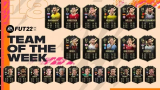 FIFA 22 : TOTW 18 : Bruno Fernandes, Müller et Ben Yedder honorés