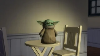 Baby Yoda arrive à son tour dans Les Sims 4