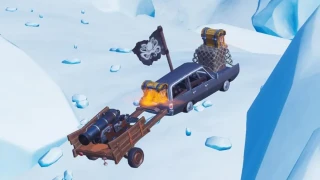 Fortnite : Défi semaine 4 : Se propulser à travers une structure avec un canon de pirate