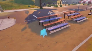Placer des panneaux de bienvenue à Pleasant Park et Lazy Lake, défi saison 7