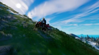Conduire un quad à réaction jusqu'au sommet supérieur, défi semaine 11
