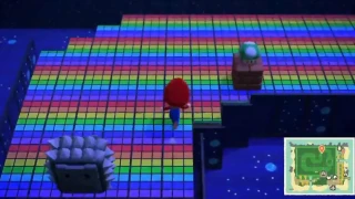 Animal Crossing: New Horizons : Un joueur recréé le circuit Arc-en-ciel de Mario Kart