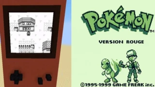 Pokémon Rouge entièrement recréé dans Minecraft !