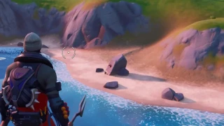 Trouver l'accessoire de dos sur l'écran de chargement Eveil du chaos en portant la tenue Sorana, Forntite