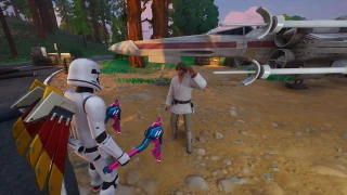 Fortnite quête secrète Luke Skywalker pour de l'XP cachée