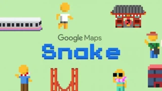 Snake s'est invité sur Google Maps en guise de poisson d'avril