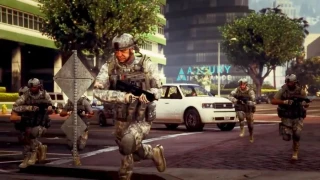 GTA V : Un mod transforme Los Santos en zone militaire pour des combats 20 contre 20 !