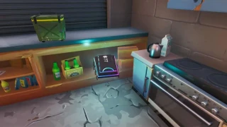 Fortnite : Défi Décryptage, puce 77 : Chercher dans un restaurant de tacos près d'une voie ferrée