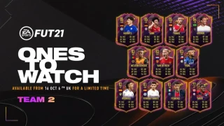 FIFA 21 : La Team 2 des cartes OTW, ou Joueurs à Surveiller, est arrivée