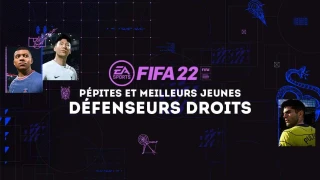 FIFA 22 : Pépites et meilleurs jeunes défenseurs droits (DD) du mode Carrière