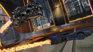 Le DLC DC Super Heroes, proposant deux nouvelles Batmobiles, est disponible sur Rocket League !