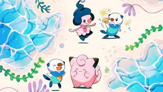 Pokémon Pocket propose une Pioche miracle estivale avec des créatures aux grands yeux