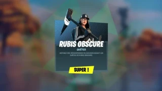 Fortnite : Défis Ombre des rues, pack Rubis