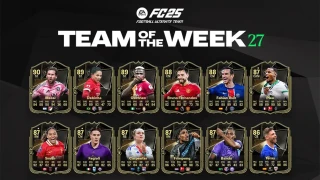 FC 25 : TOTW 27 : Bruno Fernandes, Messi et Osimhen éblouissants avant la trève