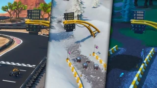 Fortnite : Défi semaine 5, saison 9 : Terminer un tour sur un circuit dans le désert, dans la neige, et dans une prairie