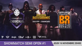 Obsidius organise une nouvelle soirée showmatch sur PUBG