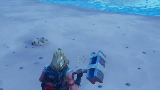 Fortnite : Il est possible de trouver des coffres enfouis sur certaines plages