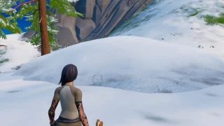 Fortnite : Défi secret Tas de neige de la taille d'un Klombo