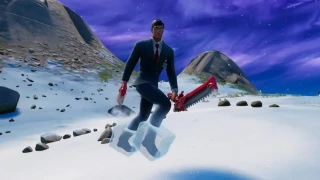 Se déplacer en ayant les pieds congelés, défi Fête Hivernale 2021
