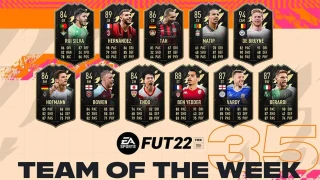 FIFA 22 : TOTW 35 : Hernández, Ben Yedder et Vardy s'illustrent