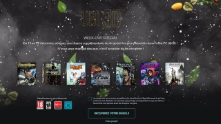 Les 7 jeux Ubi30 gratuit ce week-end !