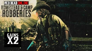 Red Dead Online : Récompenses doublées dans les braquages de camps et de propriétés