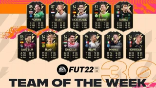 FIFA 22 : TOTW 30 : Mbappé, De Ligt et Immobile se distinguent