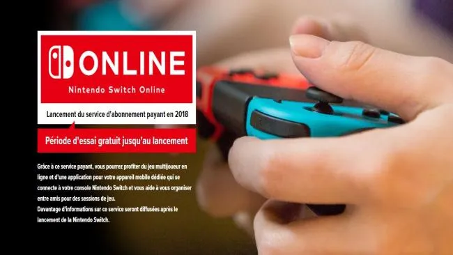 Le online deviendra payant d'ici peu sur Switch !
