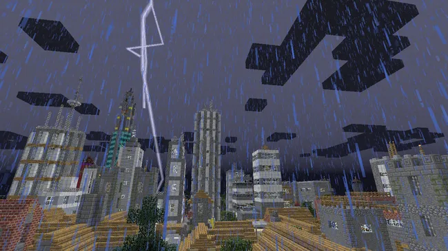 Minecraft : Beaucoup de joueurs ne savent pas qu'ils peuvent dormir lors des orages ! 