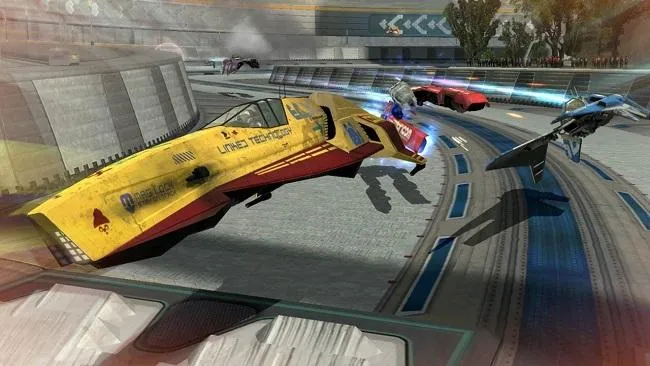 Avec WipEout, on a pas besoin de route