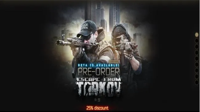 Patch note V0.4.1.706 de Escape From Tarkov et la promotion du Black Friday à -25%
