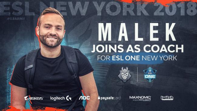 CSGO : maLeK rejoint les rangs de G2 Esports pour l'ESL One New York ...