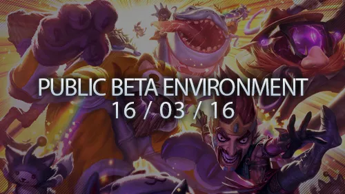 Patch PBE du 15 et 16 mars