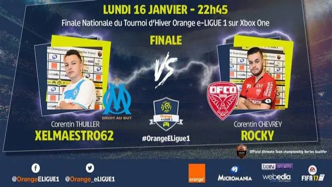 Résultat du Tournoi Xbox One Orange E-Ligue 1 