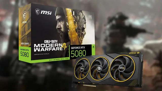 MSI lance une RTX 5080 spéciale pour la sortie de Call of Duty: Modern Warfare 4