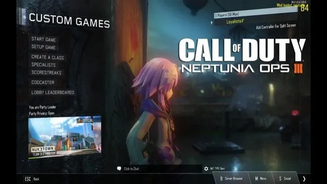 CoD: Black Ops III : Un mod remplace les soldats par les filles d'un RPG japonais !  