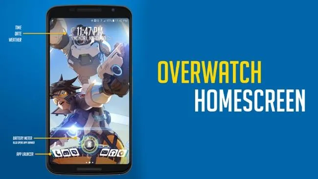Android aux couleurs d'Overwatch !
